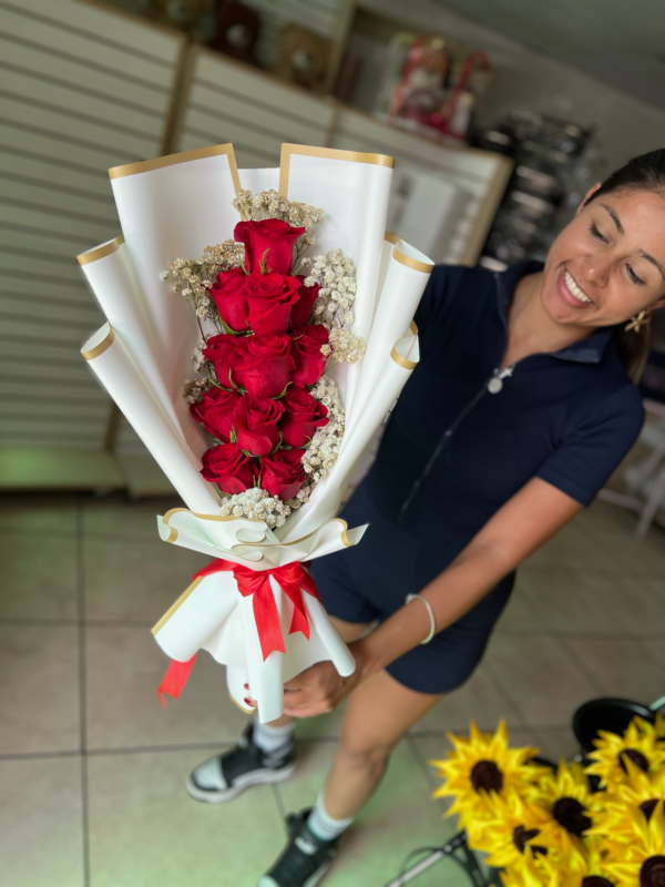 Ramo 12 Rosas - Imagen 3
